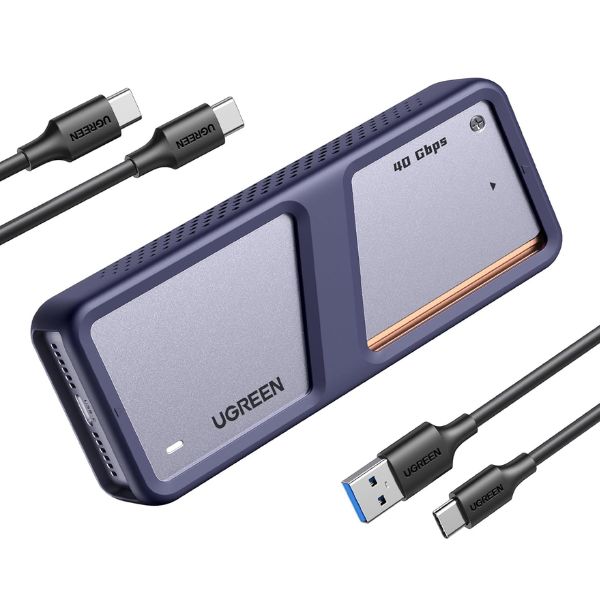 UGREEN CM642 40Gpbs with Cooling Fan Hard Drive Enclosure (15976)