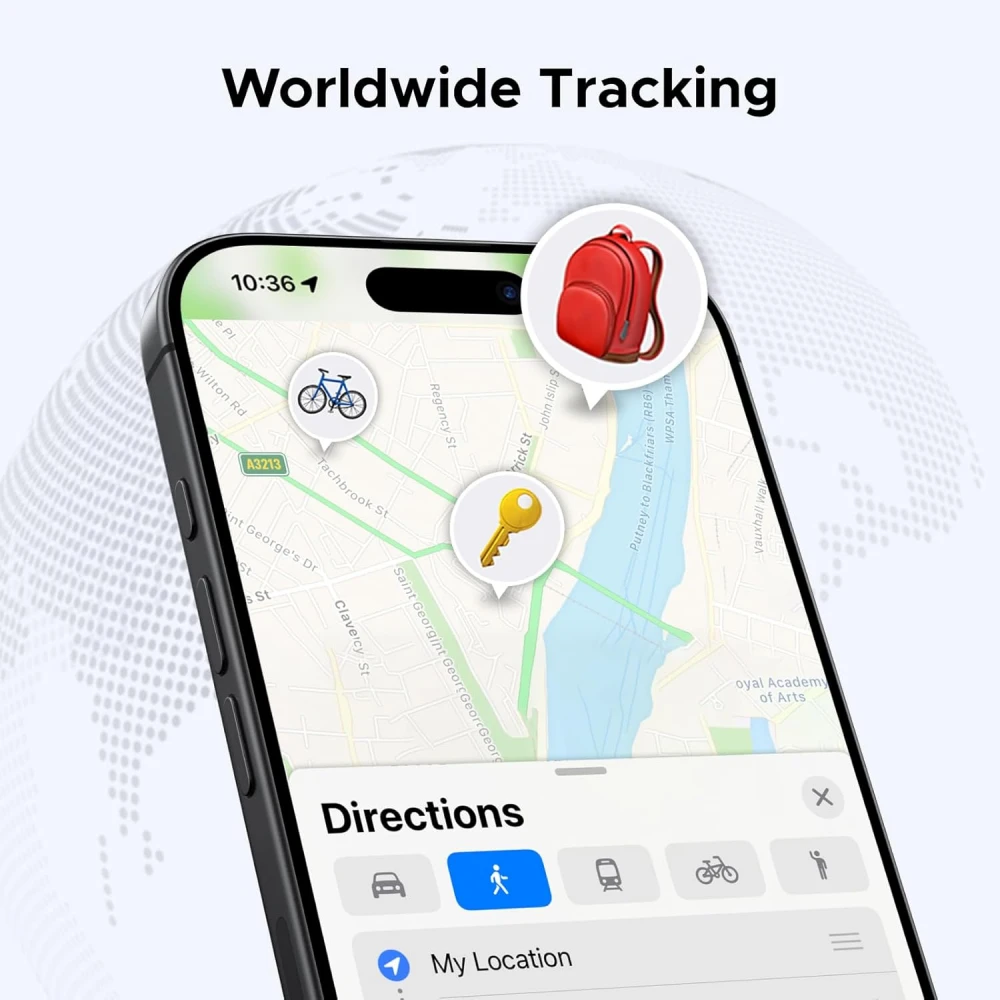 UGREEN FineTrack Smart Finder Apple Find My App interface