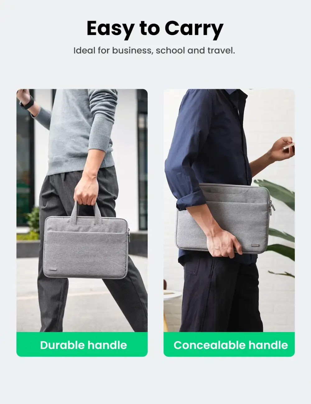 UGREEN LP437 50337 Laptop Sleeve Bag 14 to 14.9 Inch Gray