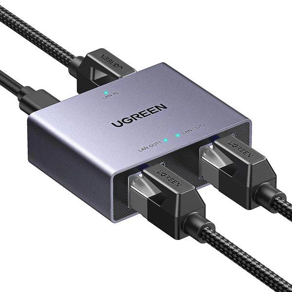 UGREEN NW301 (45311) 1 to 2 Gigabit Ethernet Splitter