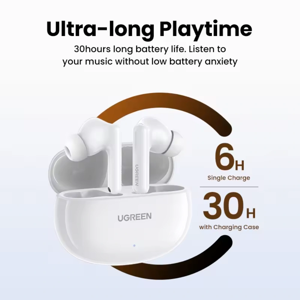 UGREEN T6 Hybrid Active Noise Canceling in Earbuds