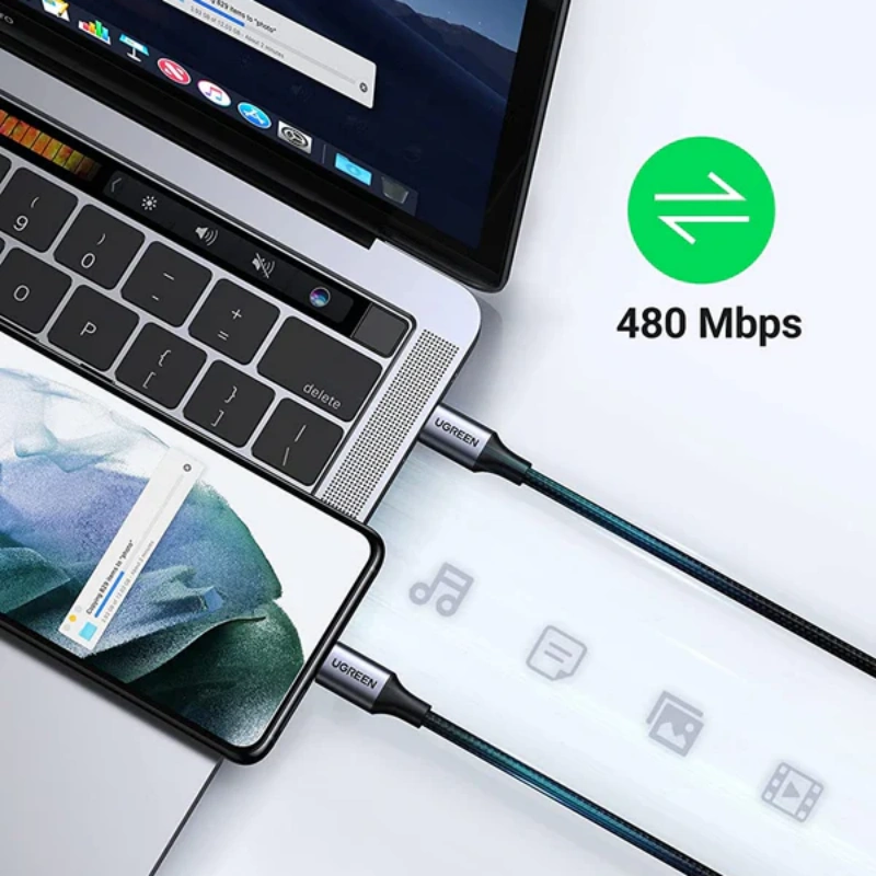UGREEN US261 USB Type-C to Type-C Charging & Data Cable 50150