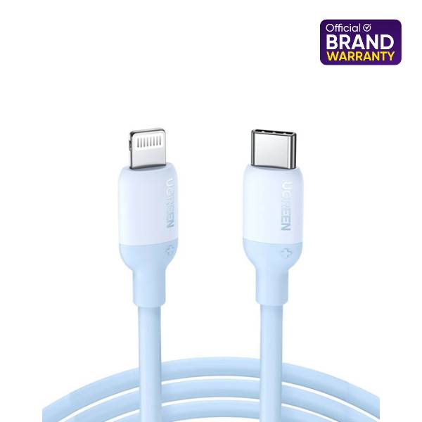 UGREEN US387 USB-C to Lightning Silicone Cable 1m (Navy blue) (20313)