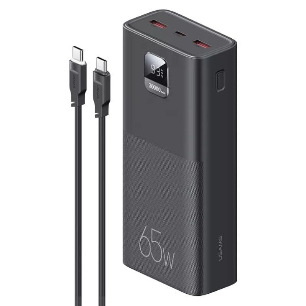USAMS 65W 30000mAh Power Bank Digital Display AT-PB68