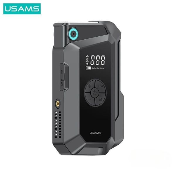 USAMS ZB287 QCB Series 2-in-1 60W 8000mAh Car Jump Starter with Air Compressor Inflator