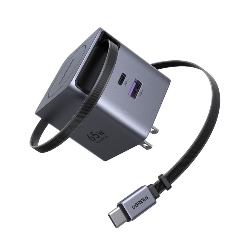 Ugreen 65824 65W GaN Fast Charger Adapter with Cable