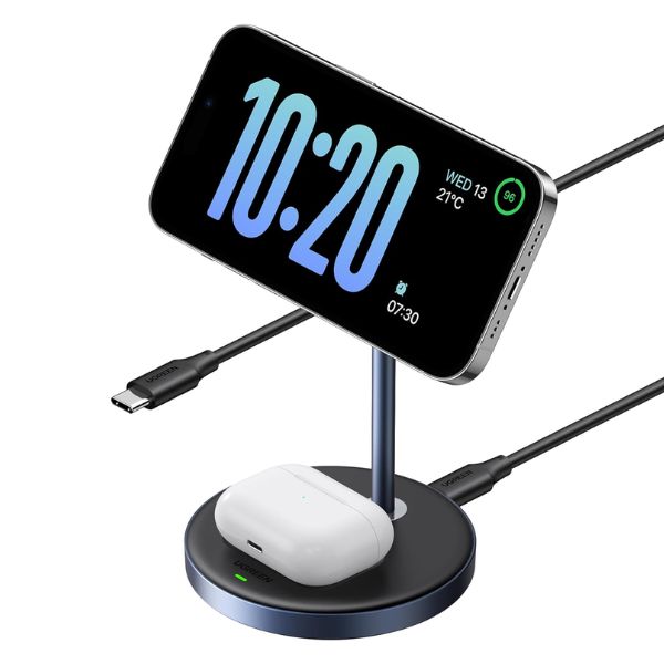 Ugreen CD317 2 in 1 Magnetic Wireless Charger (90668)