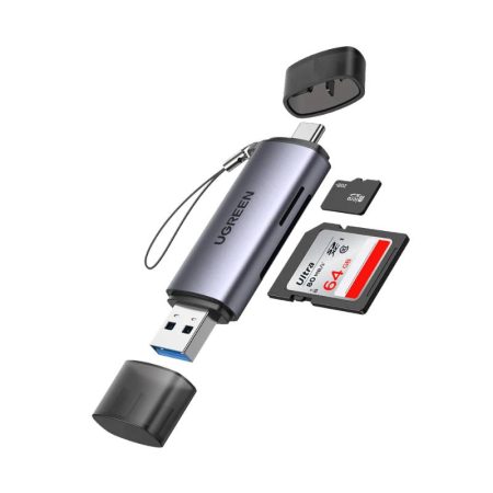 Ugreen CM185 Dual USB Card Reader, USB 3.0 & Type-C, SD/TF Support