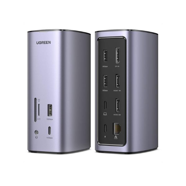Ugreen CM555 Revodok Pro 12-in-1 4k HDMI Universal Docking Station (90325)