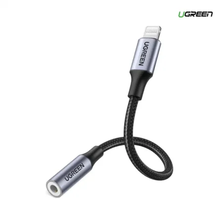 Ugreen Lightning to 3.5mm Adapter Jack Dongle (Apple MFi Certified)