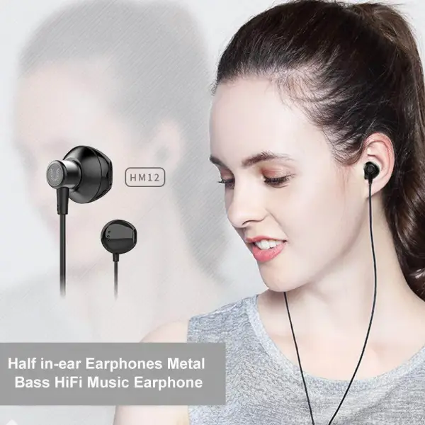UiiSii HM12 Wired Earphone 3D Surround Sound for Gaming and Music