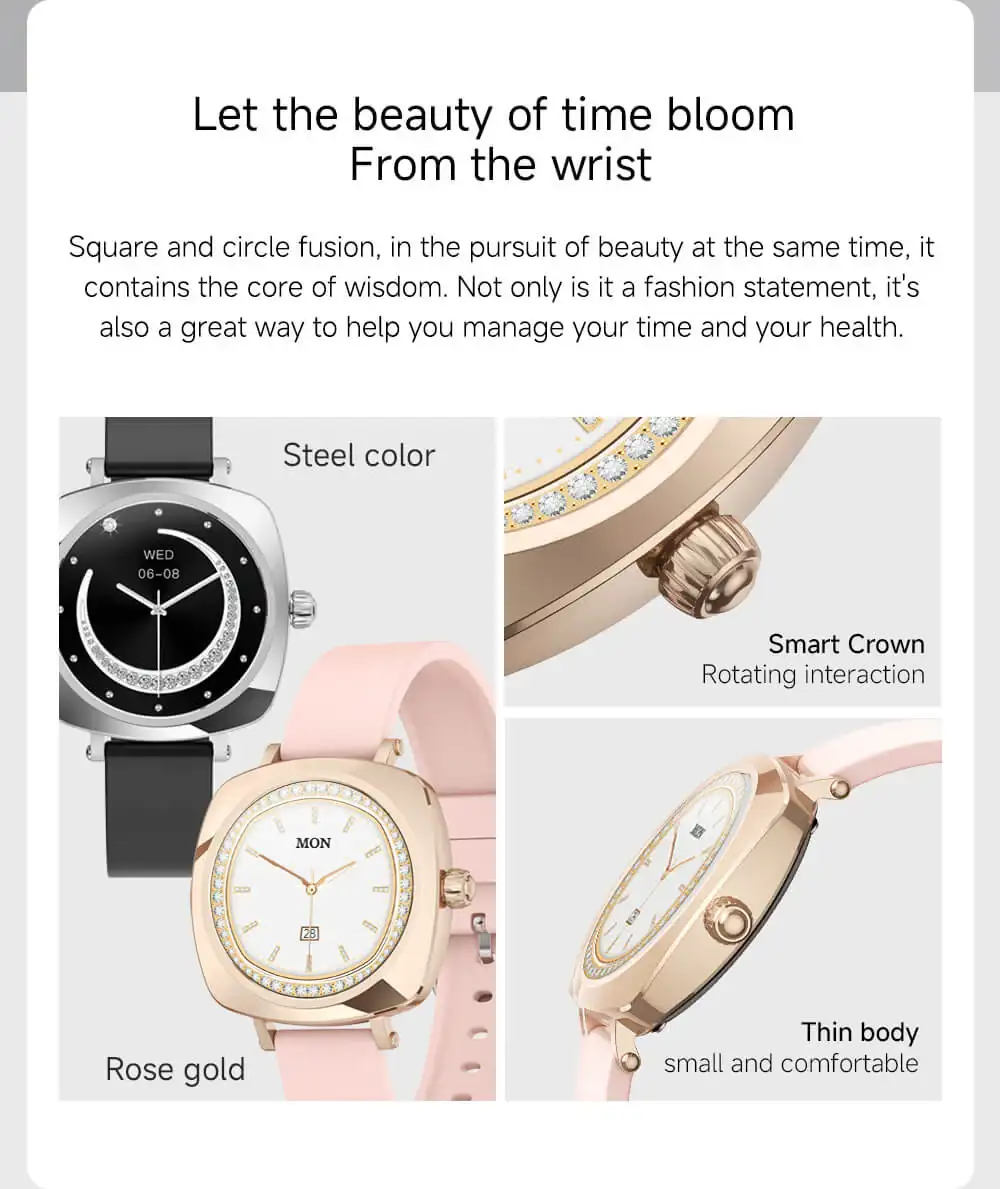 Valdus VS10 Fashion Hybrid Smart Watch