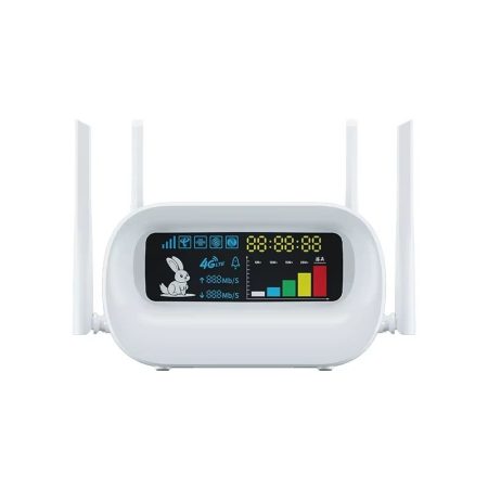 VEMO K12 4G LTE Router with Clock WHITE