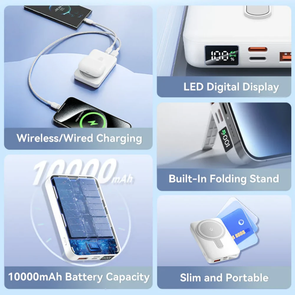 VENTION FHNW0 10000mAh 20W Wireless Power Bank