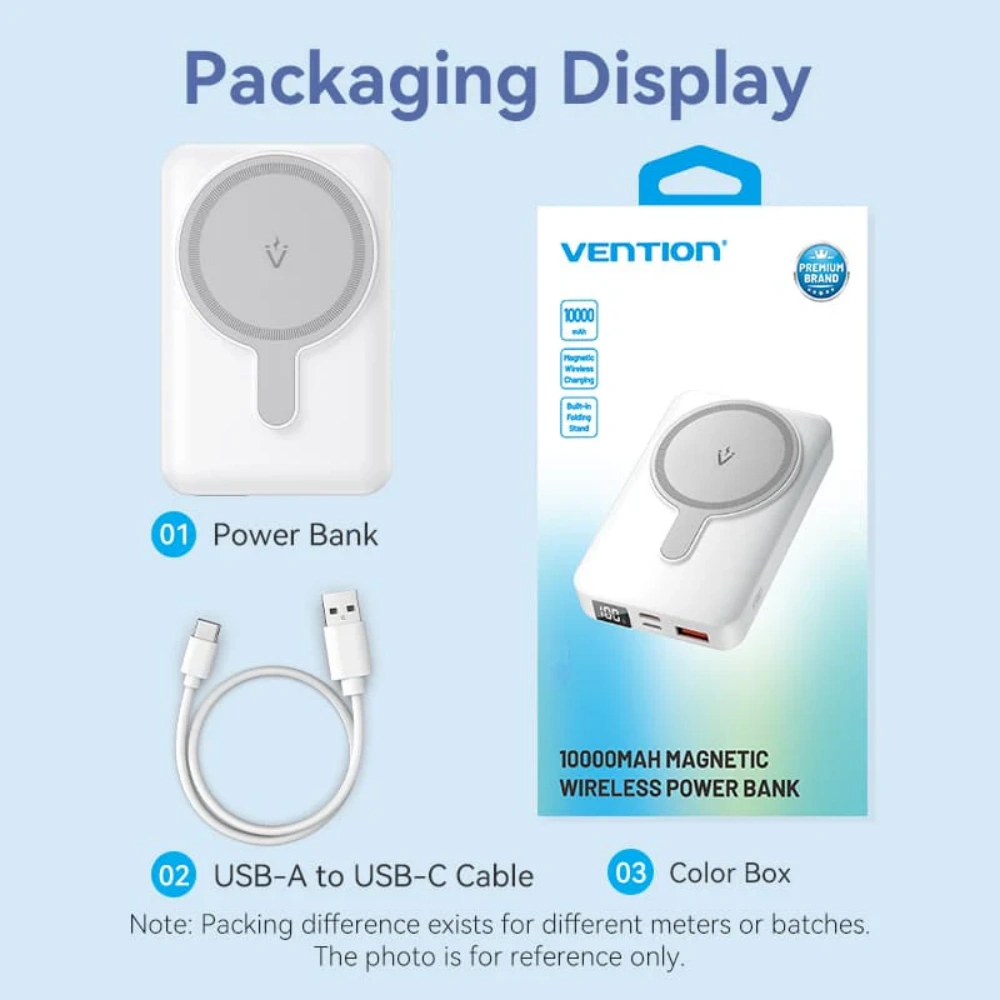 VENTION FHNW0 10000mAh 20W Wireless Power Bank