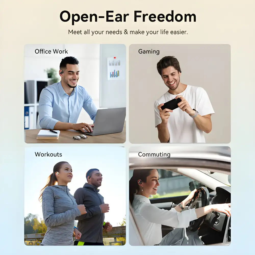 VENTION NBPB0 OpenBeat O11 Wireless Bluetooth Open Ear Headphones