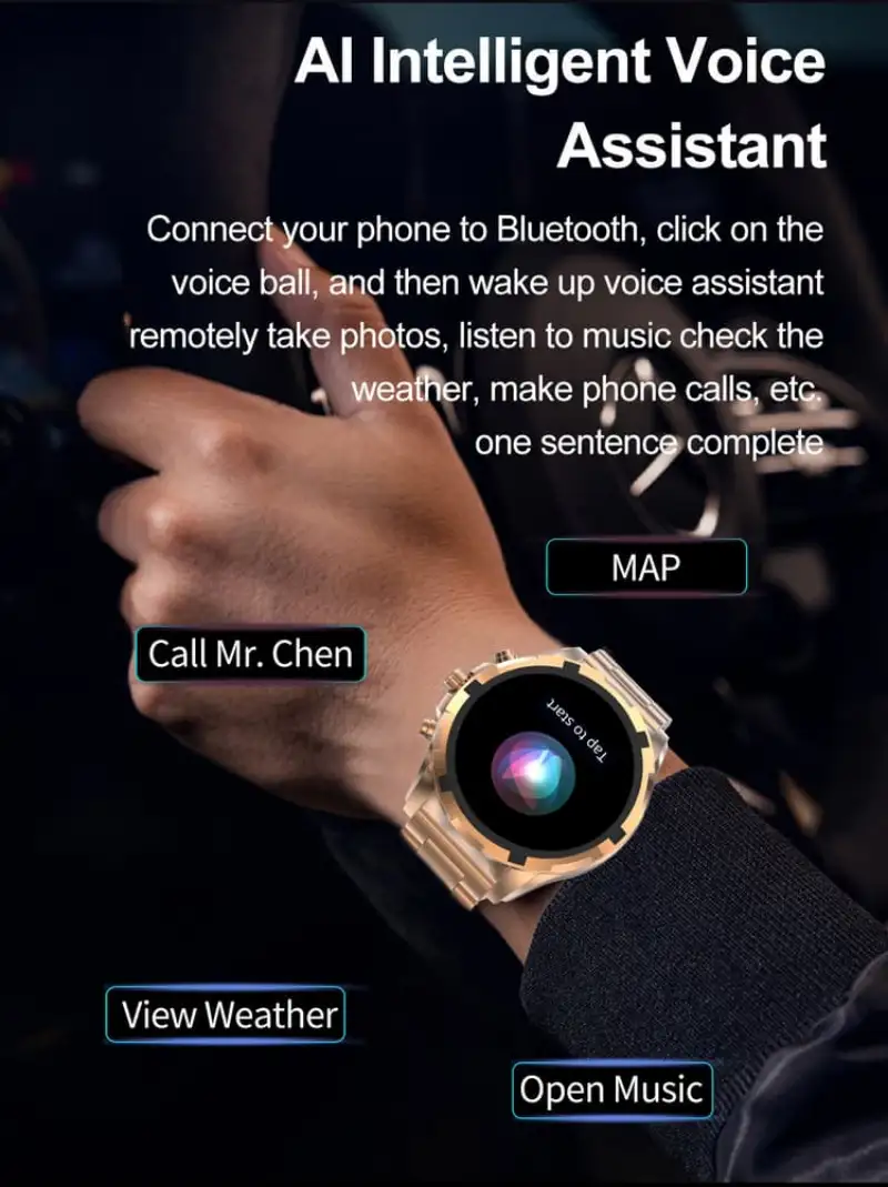 Stylish fitness smartwatch with health tracking
