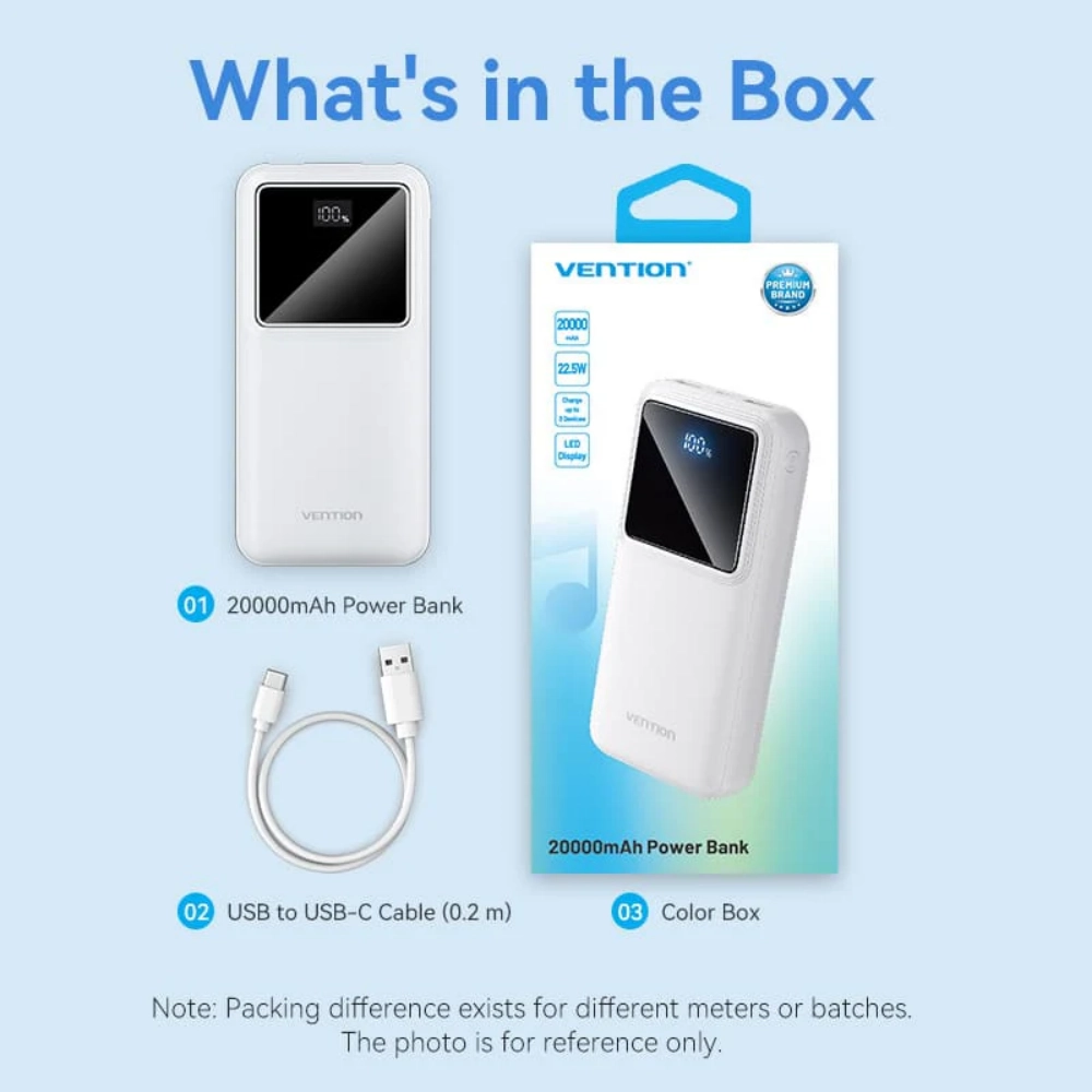 Vention FHPB0 20000mAh 22.5W Power Bank