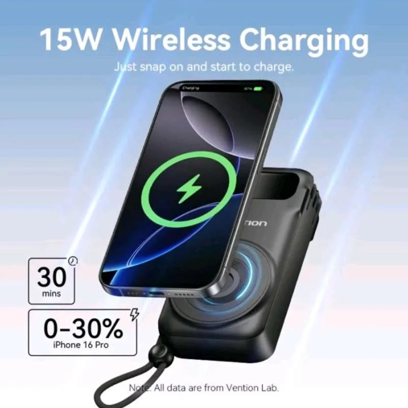 Vention FHXB0 10000mAh 22.5W Travel Power Bank