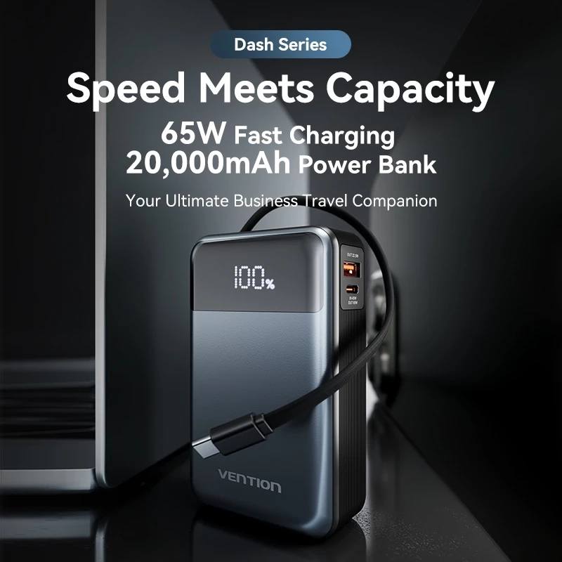 Vention FHYB0 20000mAh 65W Power Bank 