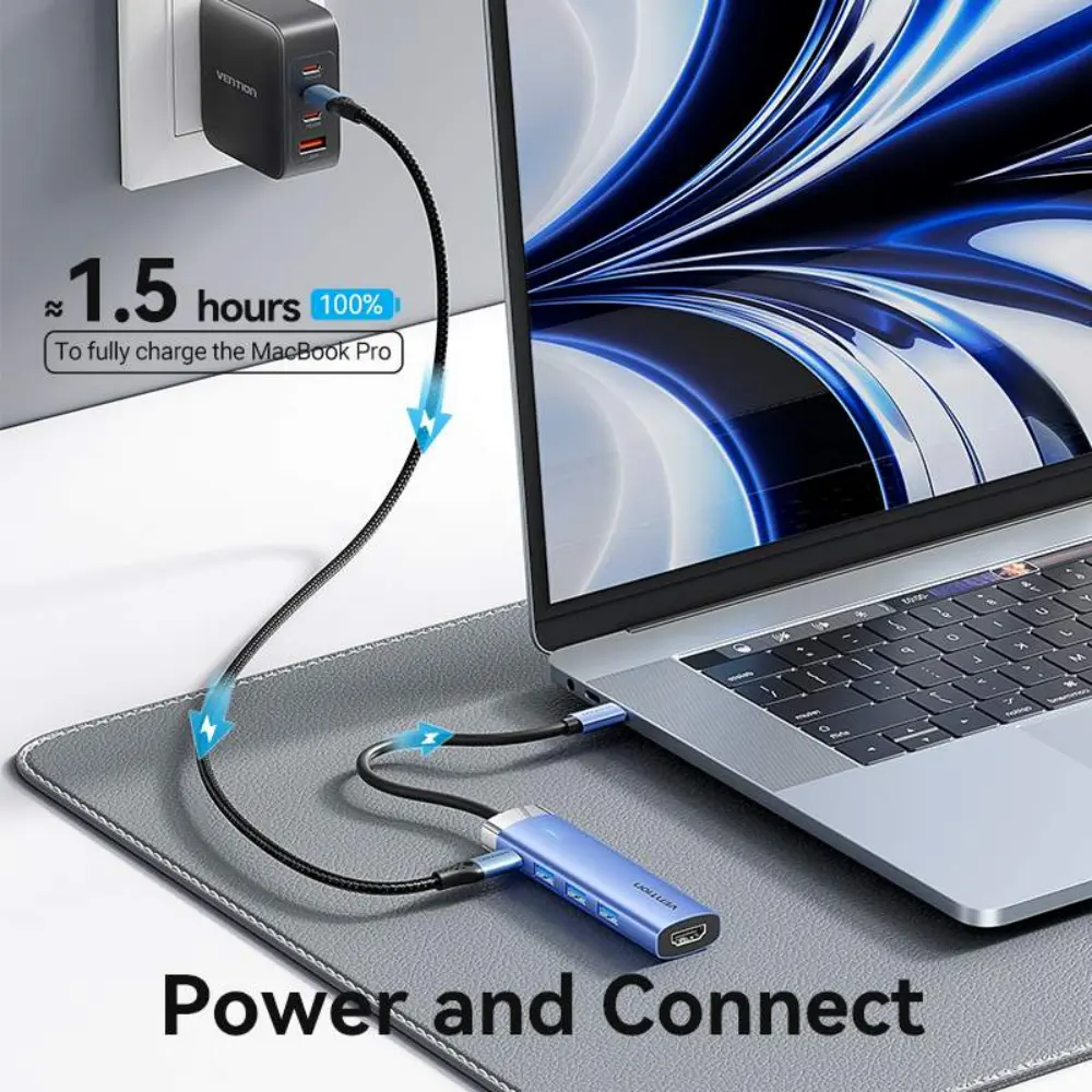 Vention TGESB 5-In-1 Type-C Multifunctional Docking Station