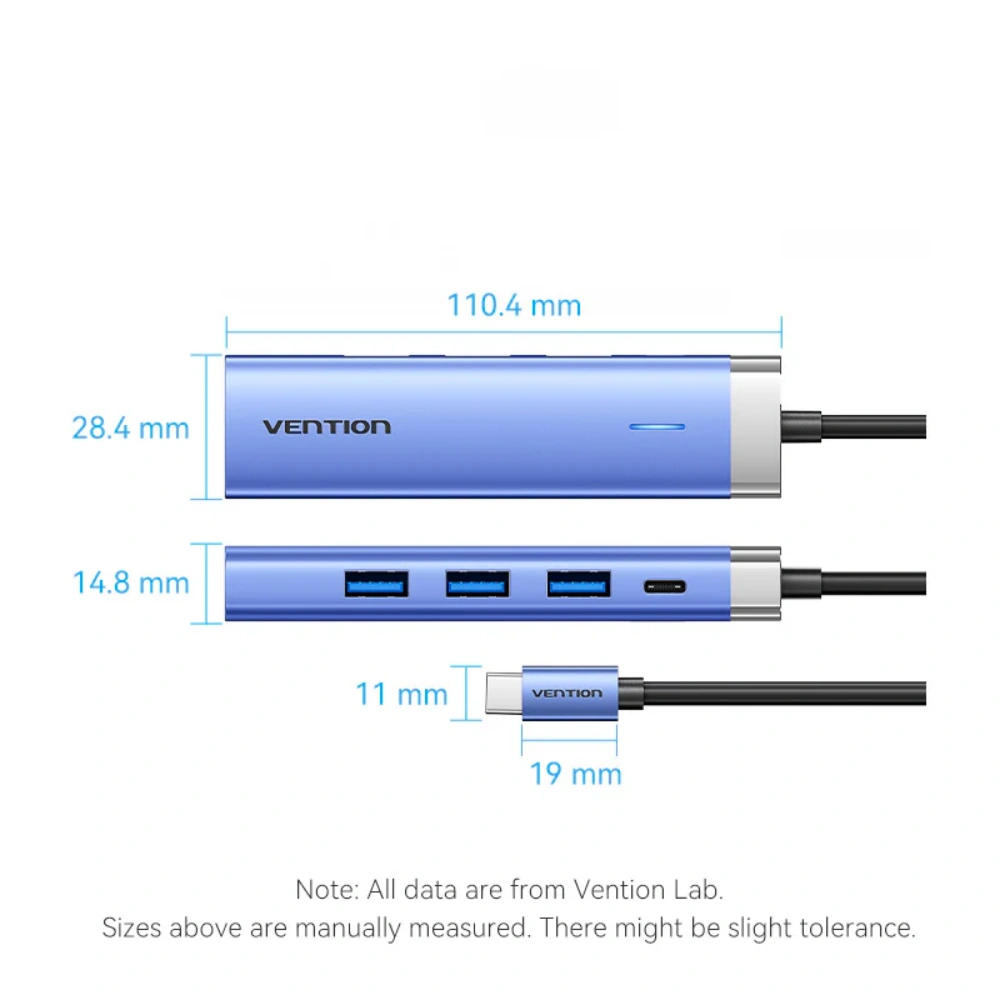 Vention TGESB 5-In-1 Type-C Multifunctional Docking Station