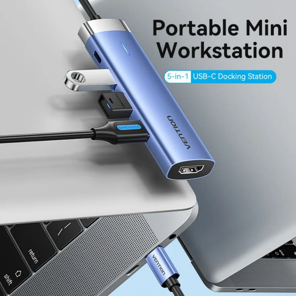 Vention TGESB 5-In-1 Type-C Multifunctional Docking Station