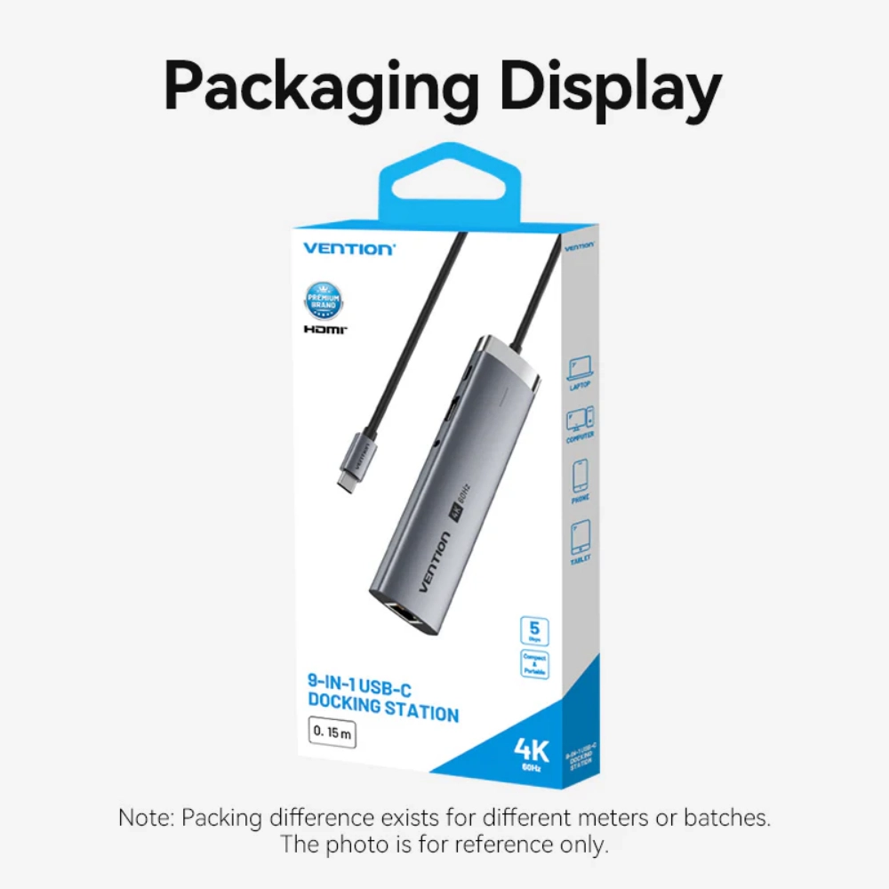 Vention TGVHB 9-in-1 USB-C Docking Station