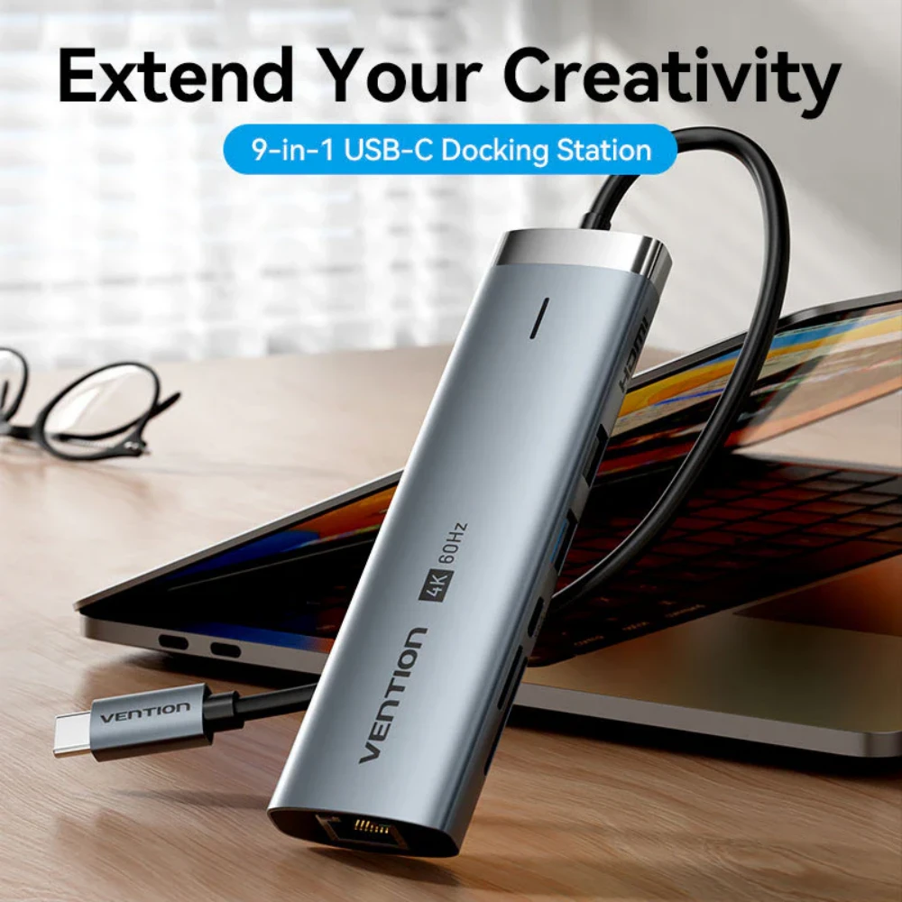 Vention TGVHB 9-in-1 USB-C Docking Station
