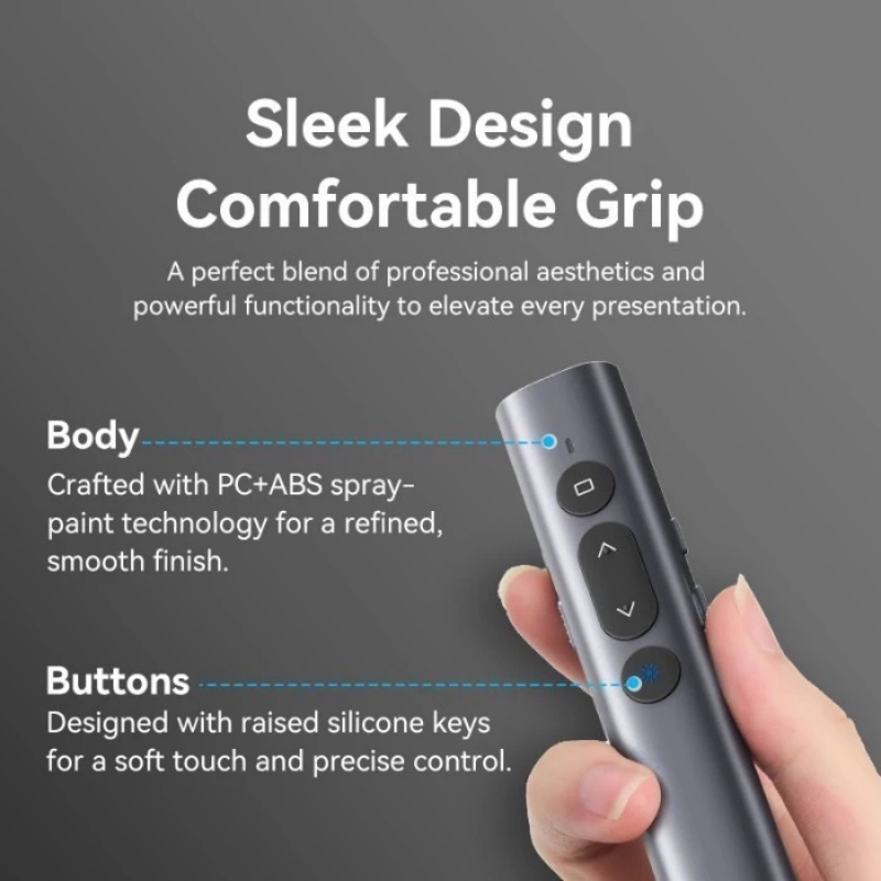 Vention Wireless Presentation Clicker with Red Laser Pointer