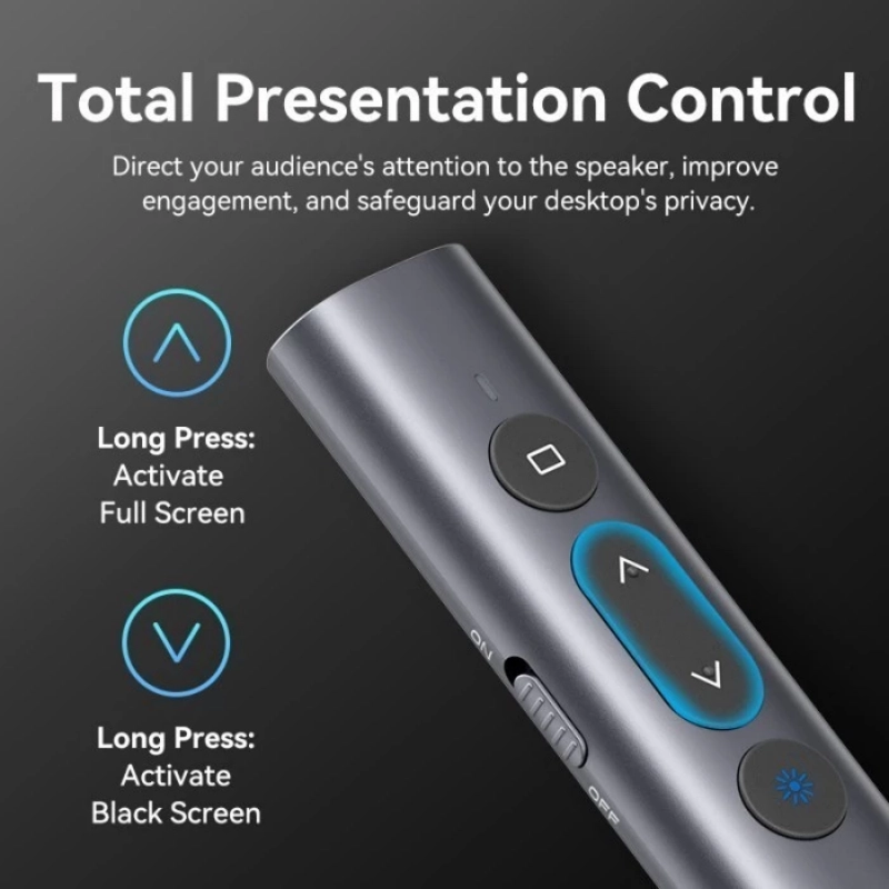 Vention Wireless Presentation Clicker with Red Laser Pointer