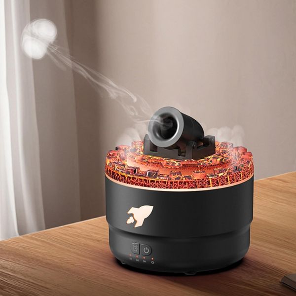 Volcano Diffuser Cannon Blast Aroma Humidifier Diffuser For Ultrasonic Barbette Diffuser