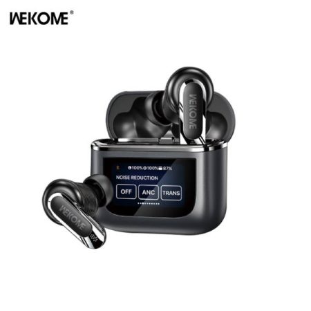 WEKOME Beluga S9 Noise Cancelling Earbuds with Smart LCD Screen