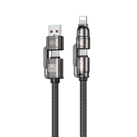 WEKOME WDC50 KingKong Atom Series 240W 4 in 1 Fast Charging Data Cable