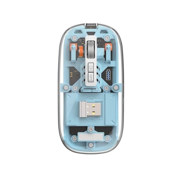 WIWU Transparent Crystal Magnetic Wireless Mouse