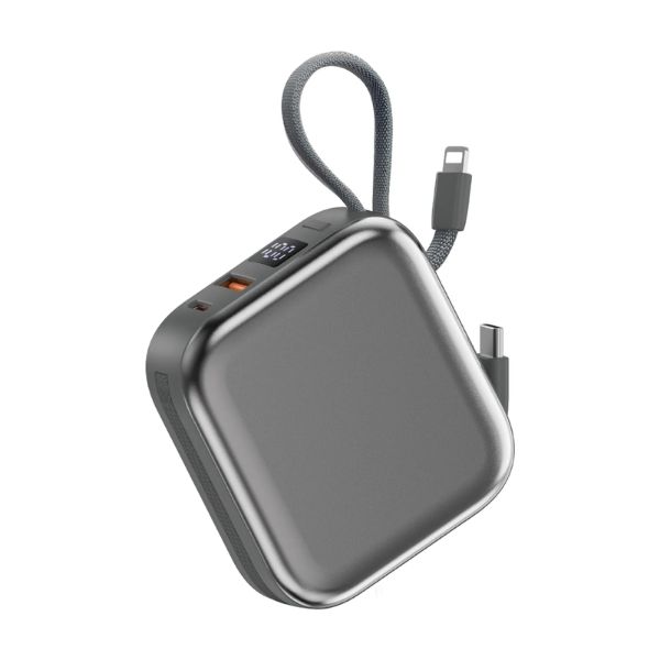 WIWU WI-P055 10000mAh 3 in 1 Portable Wireless Charging Power Bank
