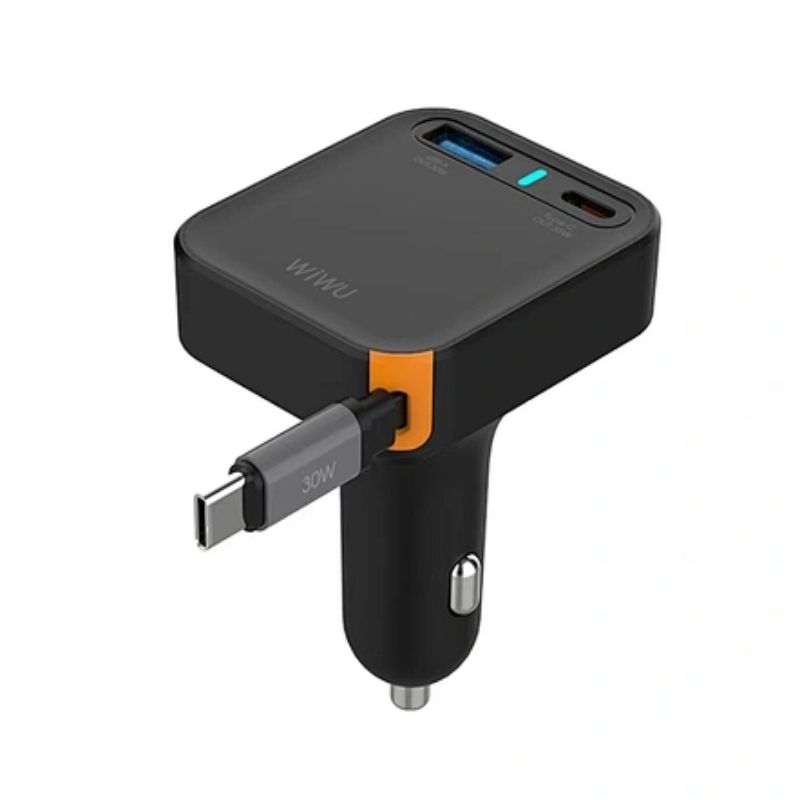 WIWU WiCC033 Helix USB A + Type C 65W Car Charger