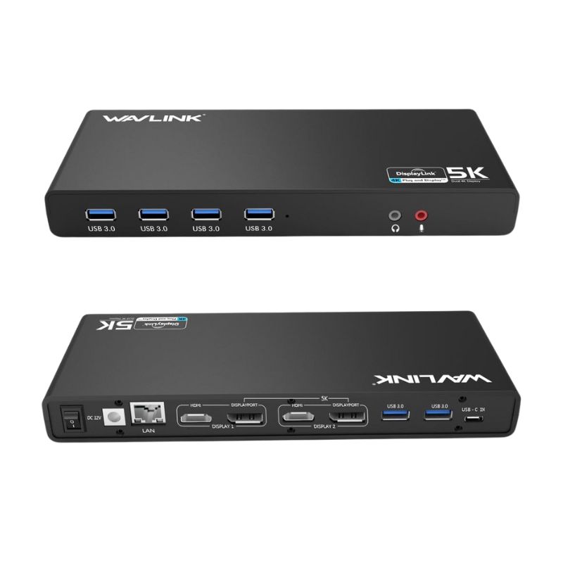 Wavlink WLUG69DK1 USB C Ultra 5K Universal Docking Station