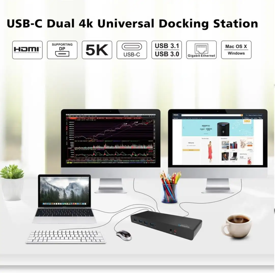 Wavlink WL-UG69DK1 USB-C ultra 5K universal docking station
