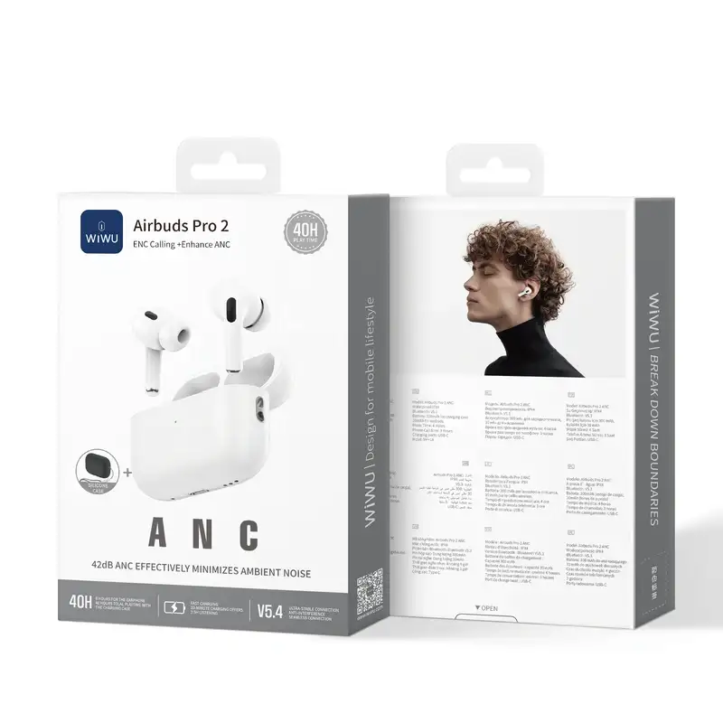WiWU Airbuds Pro 2 ANC True Wireless Earbuds (Type-C)
