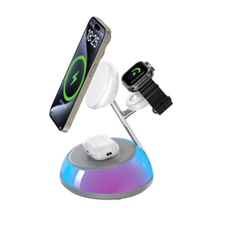 WiWU Aurora Qi2 3in1 15W Wireless Charger
