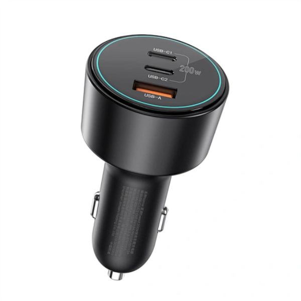 WiWU Multi-port Extend Car Charger, 200W