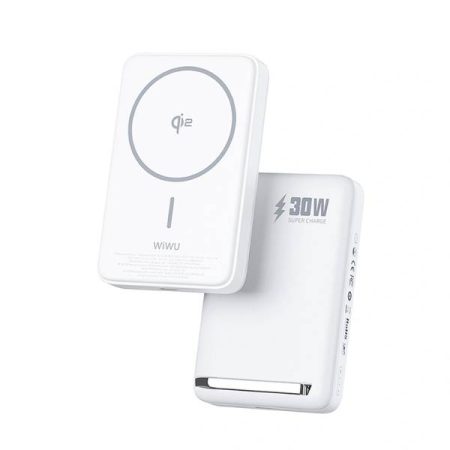 WiWU P031 IQ2 30W 10000mAh Wireless Power Bank with Portable Stand