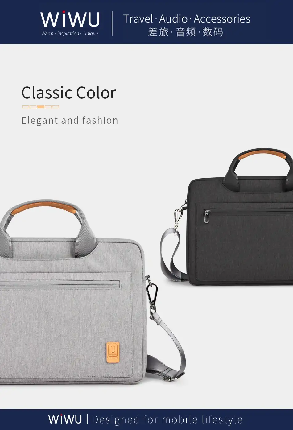 WiWU Pioneer 12.9 Inch Tablet Bag Laptop Sleeve Case