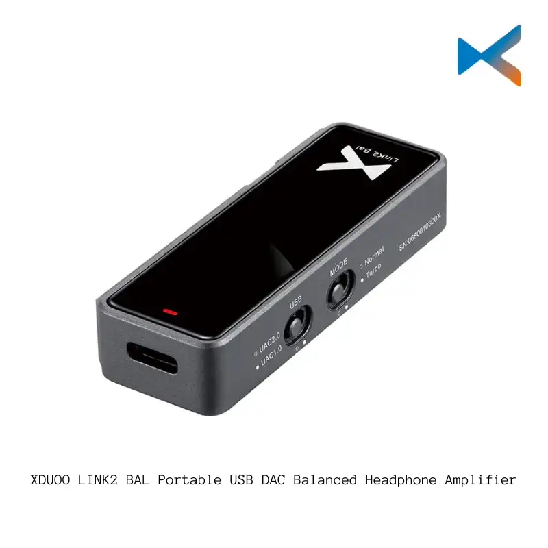 XDUOO LINK2 BAL Portable USB DAC Balanced Headphone Amplifier