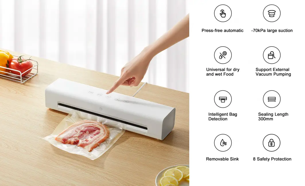 XIAOMI MIJIA 220V Vacuum Sealers Machine