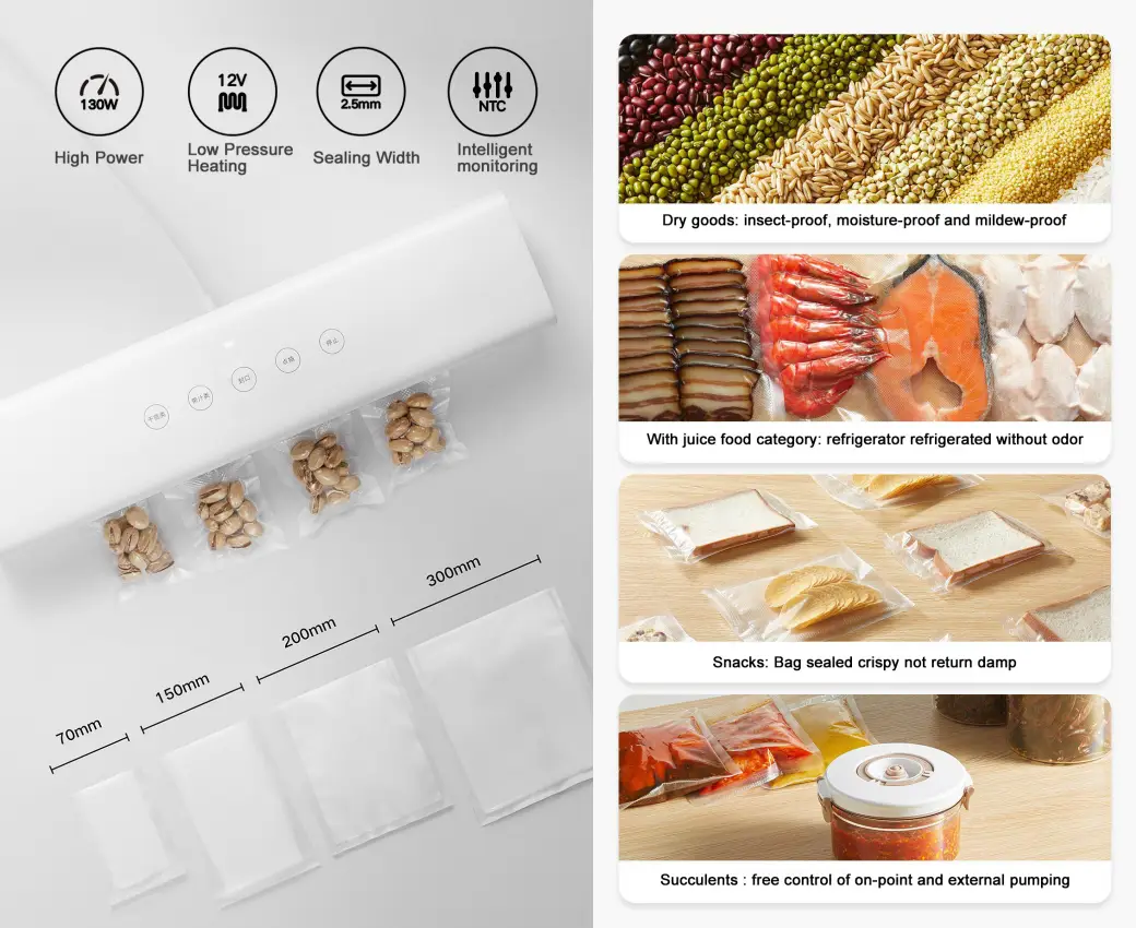 XIAOMI MIJIA 220V Vacuum Sealers Machine