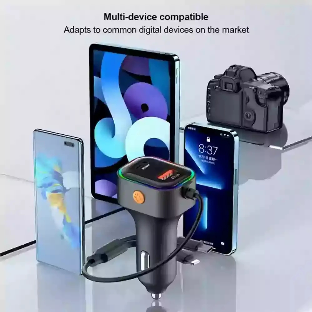 XUNDD XDCH-106 PD 30W 2-in-1 Cable Car Charger