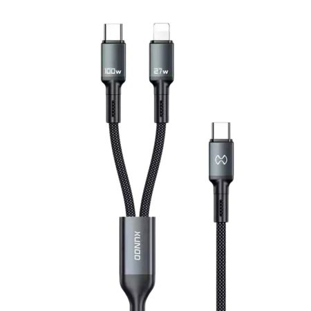 XUNDD XDDC-046 Two-in-One PD 100W Rapid Charge Data Cable, 1.2 Meters