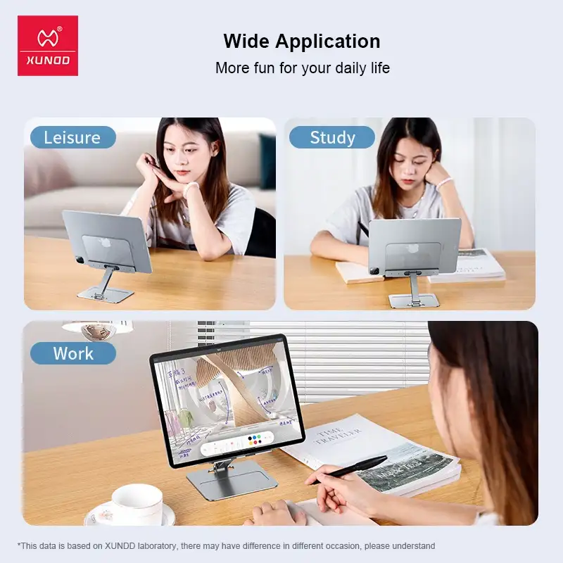 XUNDD XDHO-025 Acrylic Transparent Adjustable Desktop Stand for Phone and Tablet
